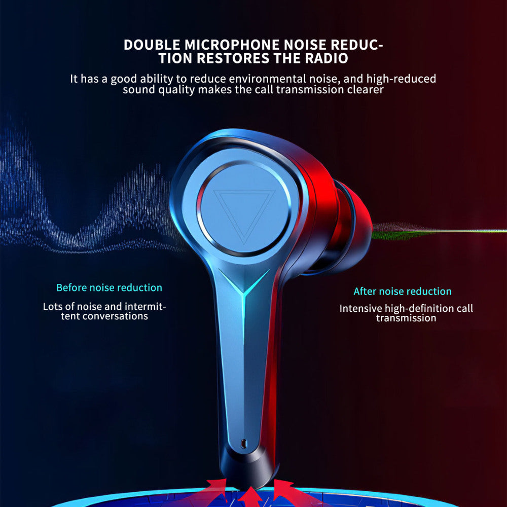 BH101 TWS Bluetooth 5.0 Headset Noise Reduction Gaming Headphones Waterproof In-Ear Earbuds with Microphone BH101 TWS Bluetooth 5.0 Headset Noise Reduction Gaming Headphones Waterproof In-Ear Earbuds with Microphone